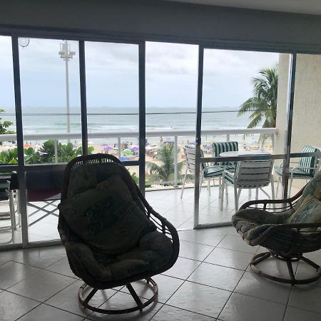 Apto Enorme Pe Na Areia, Vista Linda C/ Academia E Sauna Guarujá Eksteriør bilde