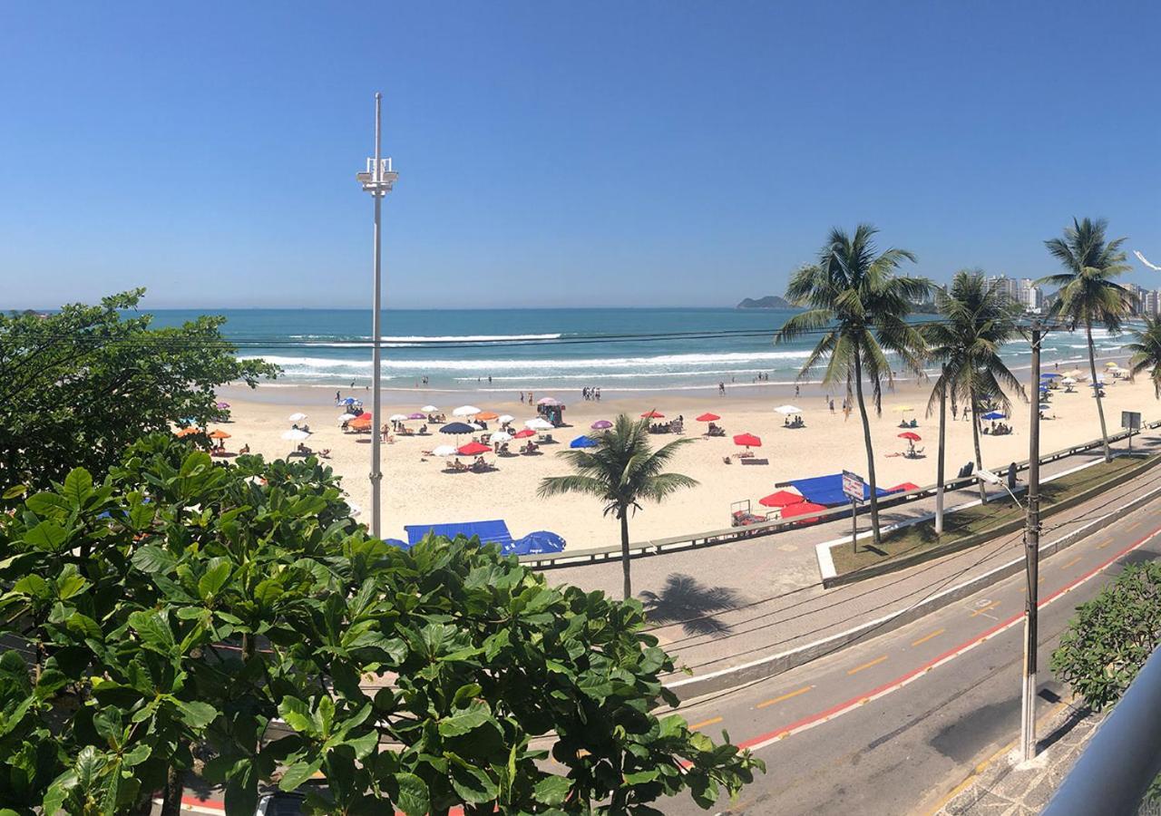 Apto Enorme Pe Na Areia, Vista Linda C/ Academia E Sauna Guarujá Eksteriør bilde